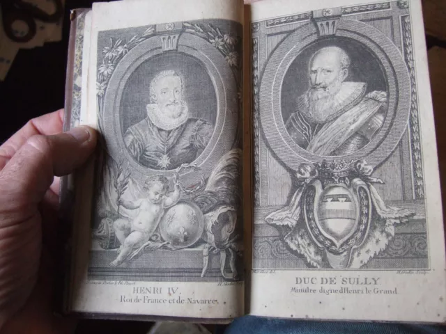 Lot Livres anciens , 1787, EO, 1 Volume, 2 portraits, Aux Armes de ..., Complet