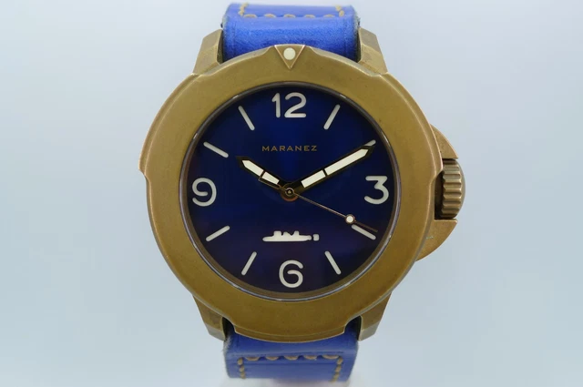 MARANEZ BANGLA BRONZE Diver 47Mm Seiko Nh35 Rare 300M Custom Strap