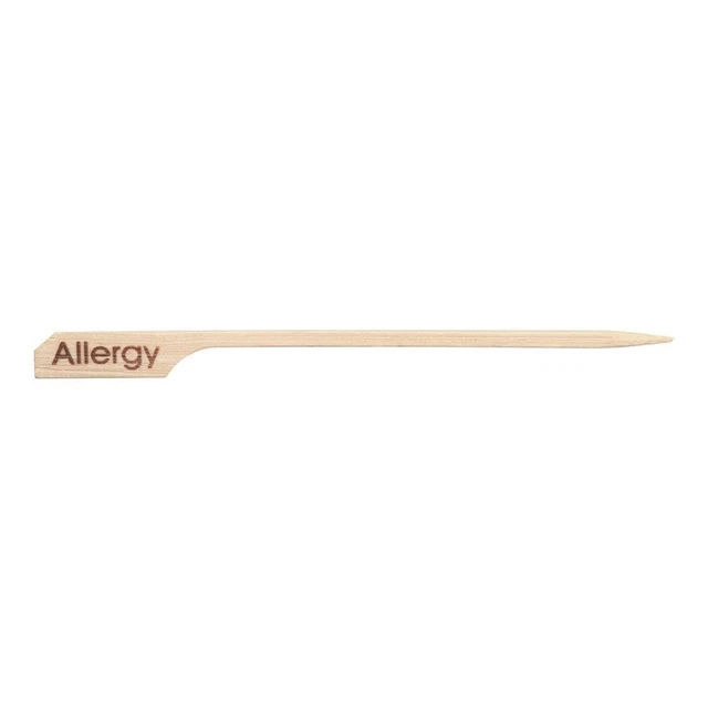 FOH AST022NAB83 Bamboo 5" Allergy Pick - 100 / BG