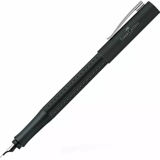 Faber-Castell Fountain Pen Grip 2011 Classic Black Finish, Extra Fine 140994