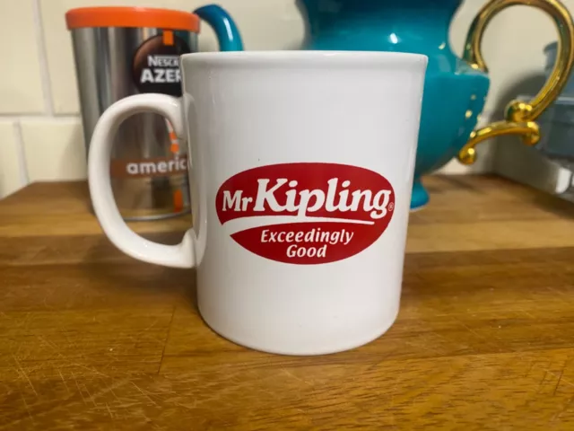 Vtg Mr Kipling exceedingly good cakes gift advertising mug cup Retro rare