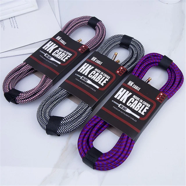 audio Denoise Câbles basse Amplificateur Adpater Câble de guitare électrique
