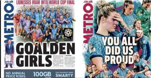 2x Football World Cup Final Spain Lionesses Did Proud Great Ads Metro UK News