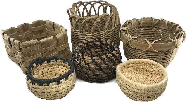 Kits artesanales tradicionales kit de cesta de bobina para principiantes - completo natural