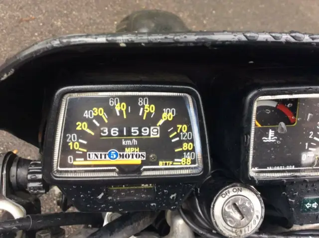 Yamaha DT125R KPH to MPH Conversion Speedo Sticker / DT 125 R / DT125RE / DT 125