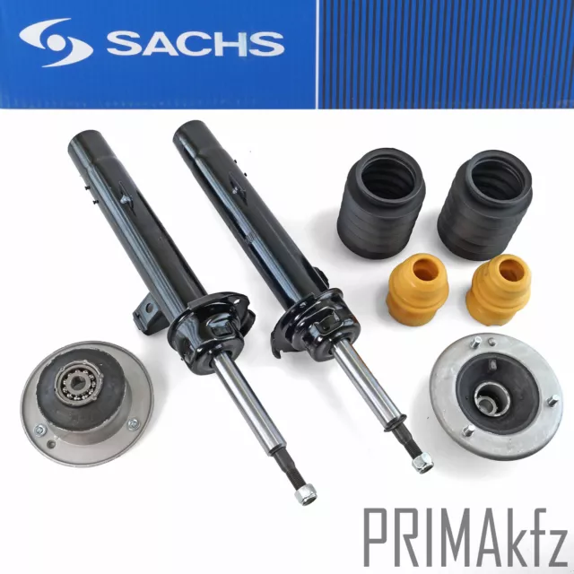 2x SACHS Stoßdämpfer + Staubmanschette Domlager vorne für BMW 1er E81 E87