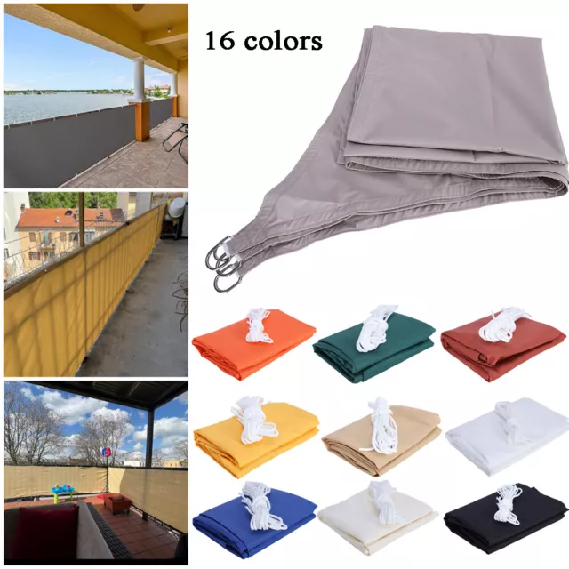 Pantalla De Privacidad Para Balcón Cubierta Para Valla Protección Uv <