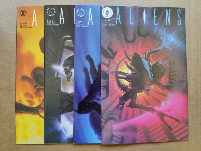 Aliens (1989) Complete Set 1-4 Dark Horse Comic Run Mini Series Nice VF Lot