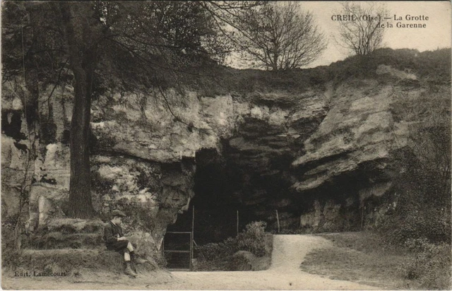 CPA CREIL - La Grotte de la Garenne (130465)
