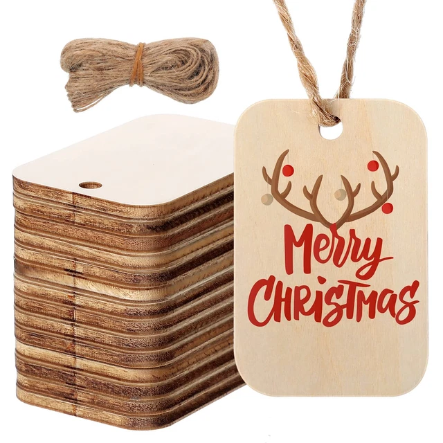 36 Pieces Sublimation Blank Light Wooden Craft, DIY Projects