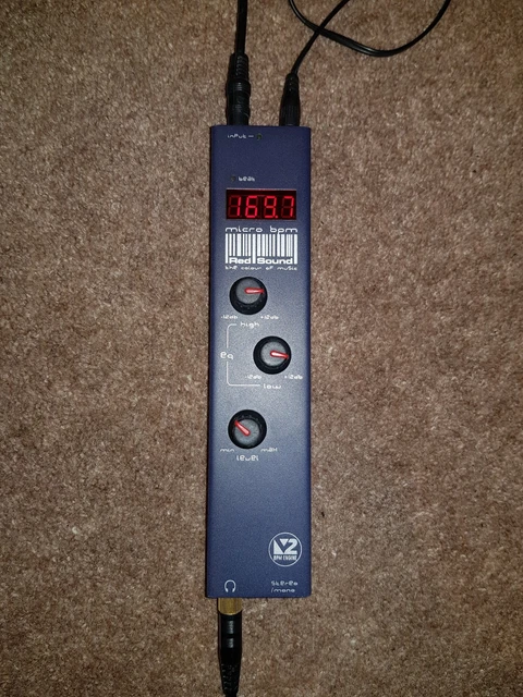 Red Sound System MICRO BPM (BPMカウンター) Red Sound Micro BPM Headphone Amp/BPM Counter | Reverb