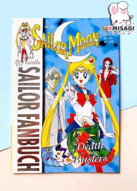 Sailor moon Officiel Fanbuch Livre Numéro 15 death Busters Cahier Manga Anime