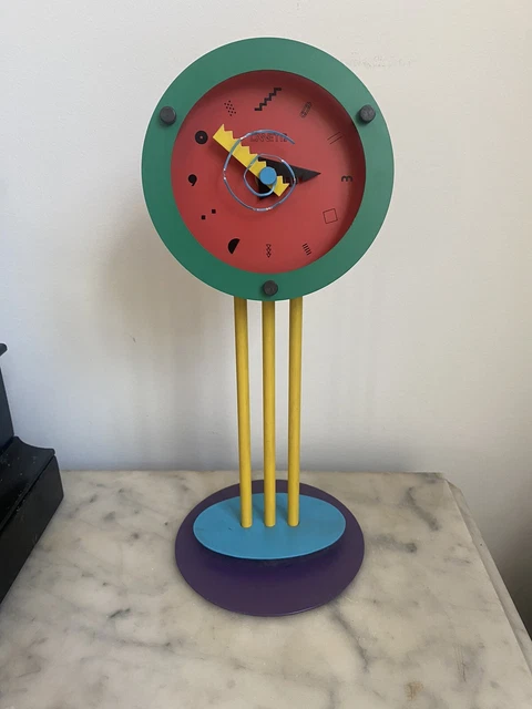 インテリア時計 Shohei Mihara Wakita Paradise desk clock Paradise Plastic Alarm Clock by Shohei Mihara for Wakita, 1980s