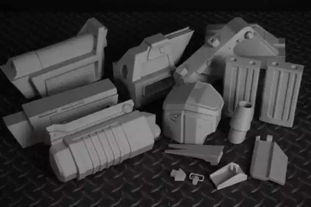 DC-17M Republic Commando Blaster Replica - 3D Printed Prop For Cosplay & Display 3