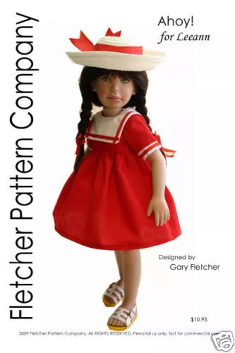 Ahoy! Dress Doll Clothes Sewing Pattern for Leeann