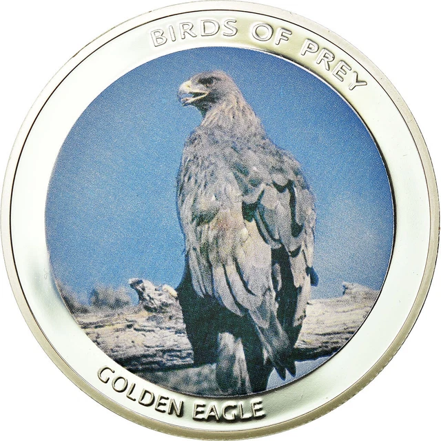 [#685935] Coin, Malawi, Birds of prey, 10 Kwacha, 2010, MS, Silver pla, ted