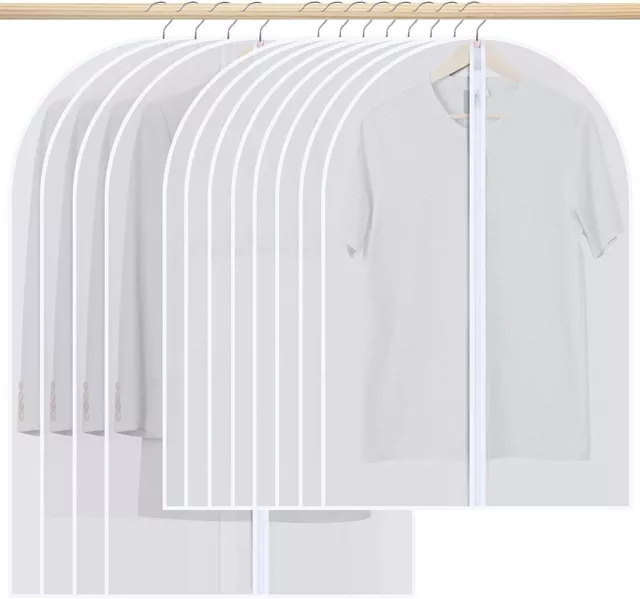 2-18 Stück Kleidersack Kleiderhülle Schutzhülle Kleider Kleidersäcke Transparent