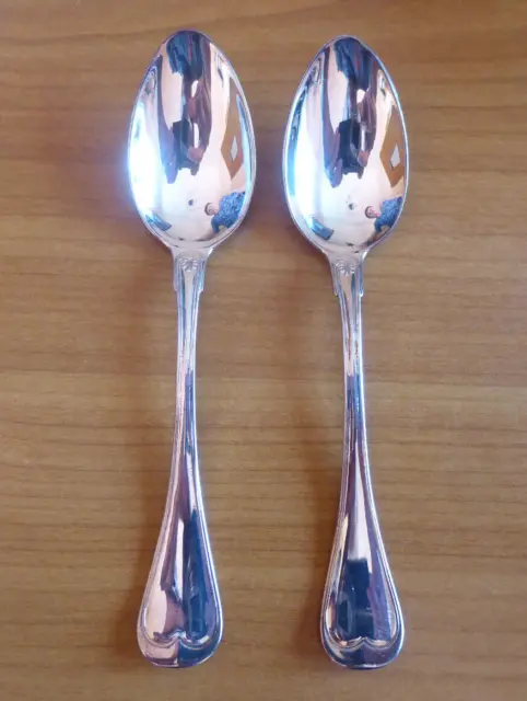 2 cucharas de café, BSF Prince of Wales, plata 90, 13,5 cm