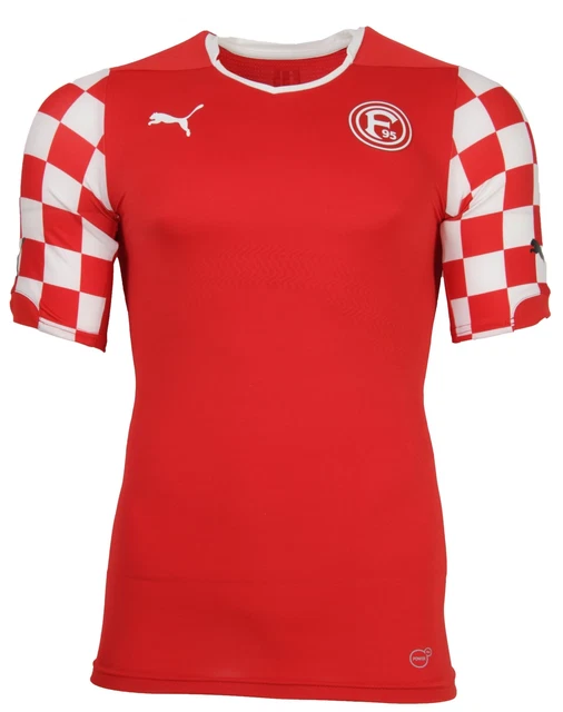 Puma Fortuna Düsseldorf Home ACT Trikot Herren Rot Fußball  F95 Gr. S + M