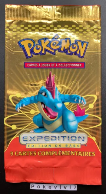 BOOSTER Wizards Pokemon EXPEDITION ALIGATUEUR Vide / Empty / Open / NO CARDS !