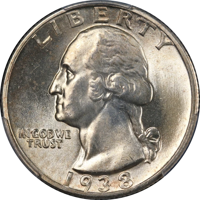 1938-S Washington Quarter PCGS MS65 Nice Eye Appeal Strong Strike