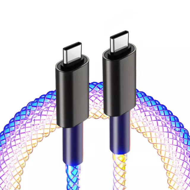 USB C À Rapide Chargeur Pd 100W Double Type de Données Synchronisation âble R *