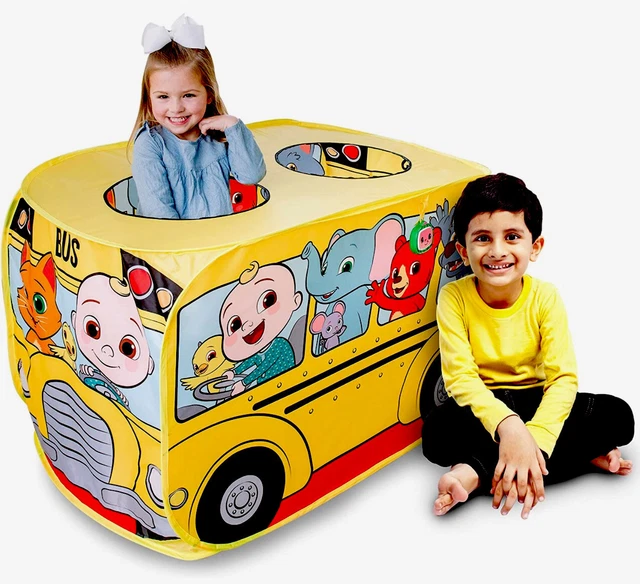 MUSICAL SCHOOL Bus Pop up Play Tent, Polyester Material