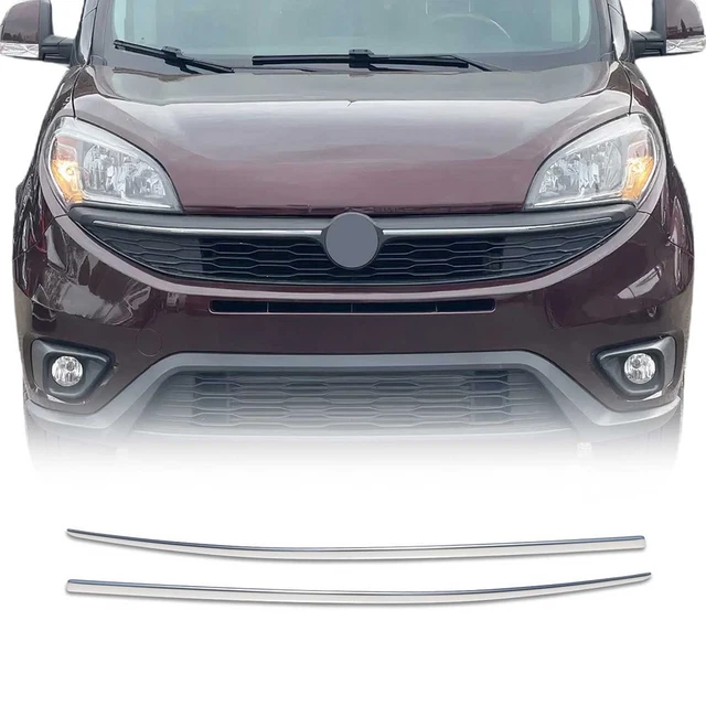 Kühlergrill Leisten Grillleisten Für Fiat Doblo 2014-2022 Edelstahl Silber 1tlg