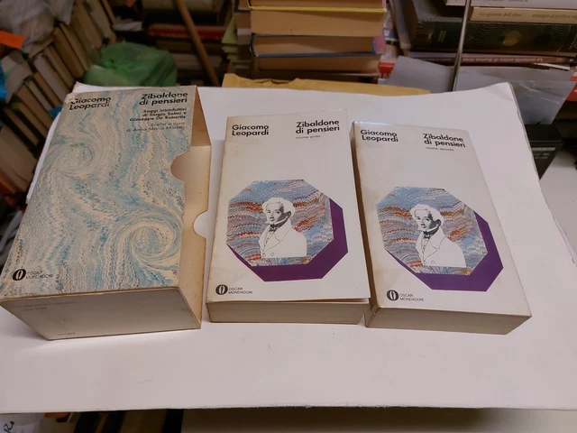 LEOPARDI-ZIBALDONE DI PENSIERI-2 VOLL-OSCAR MONDADORI-1972 27n23