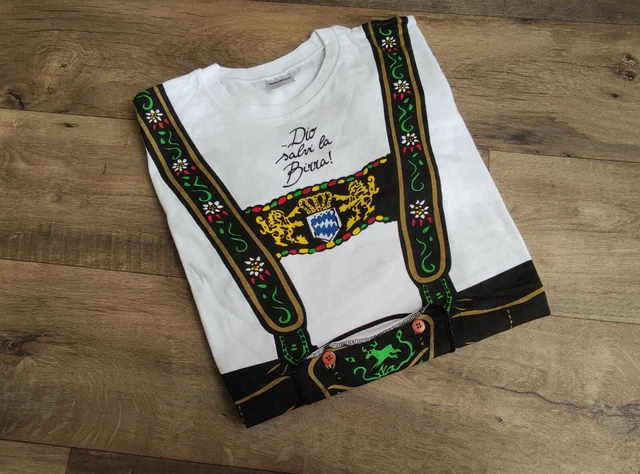 Interbrau tshirt Tirolese dio salvi la birra taglia presunta XL