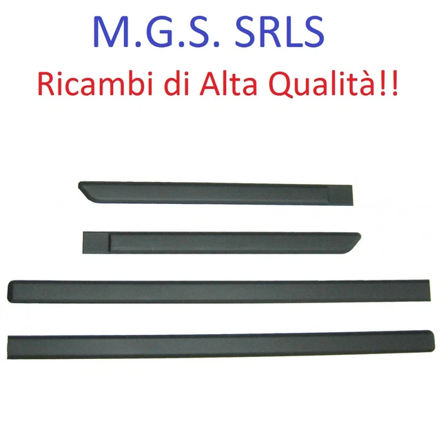 Modanature Laterali Paracolpi Fiat Panda 312 Nere Soft Touch Con - Foto 3