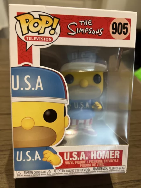 Funko Pop! USA Homer #905 The Simpsons + Soft Protector