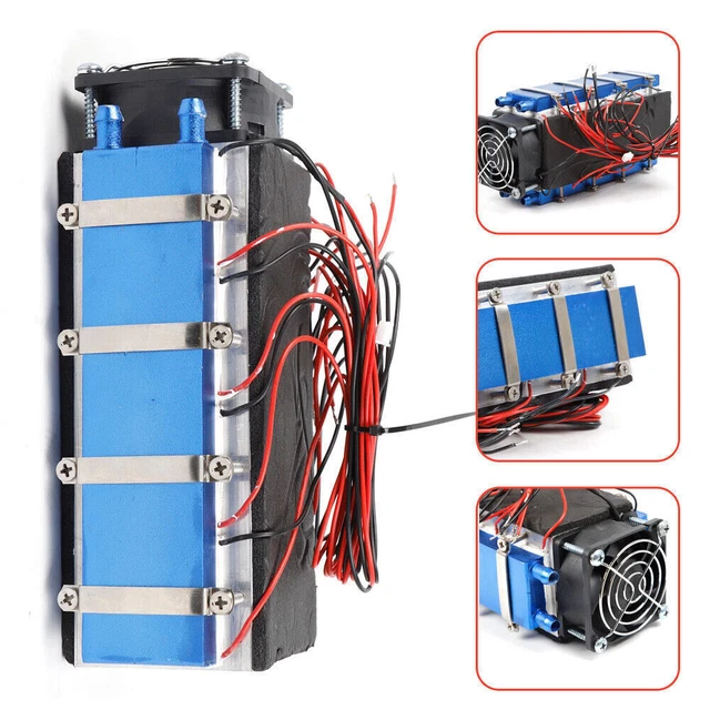 576W Thermoelectric Peltier Cooler 8Chip TEC1-12706 DIY Air Cooler Device 12V