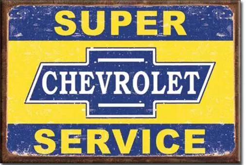 Chevy Service USA Retro Chevrolet Magnet Magnetschild