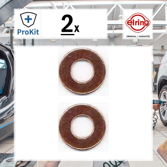 PLANET TECH Dichtringe 10x - 2.2mm Kupfer Für Citroën, Peugeot, Ford