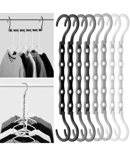 Mr. Pen- Space Saving Hangers For Clothes, 8 Pack, Mixed Color Space Saver Hange