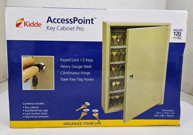 Kidde AccessPoint 001803 Key Entry Pro Key Locker, Clay, 120 Key