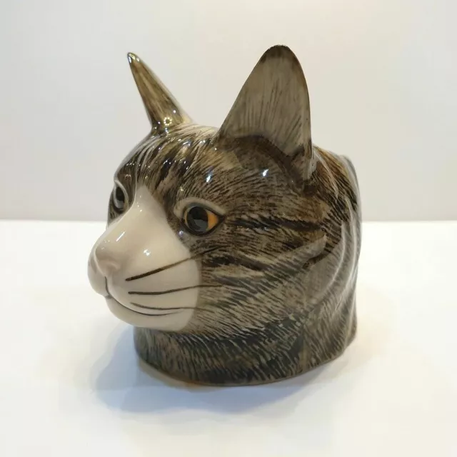 Cat Head Figurine Vase Pot Ceramic Plant Succulent Planter Flower Home Décor