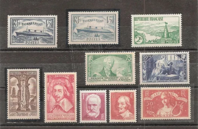 Timbres France neufs ** - Année 1935 complète