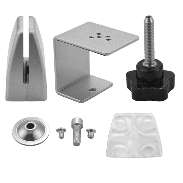 Morsetto Divisorio per Scrivania da 4 Pezzi Morsetto per Schermo Privacy St R3C1