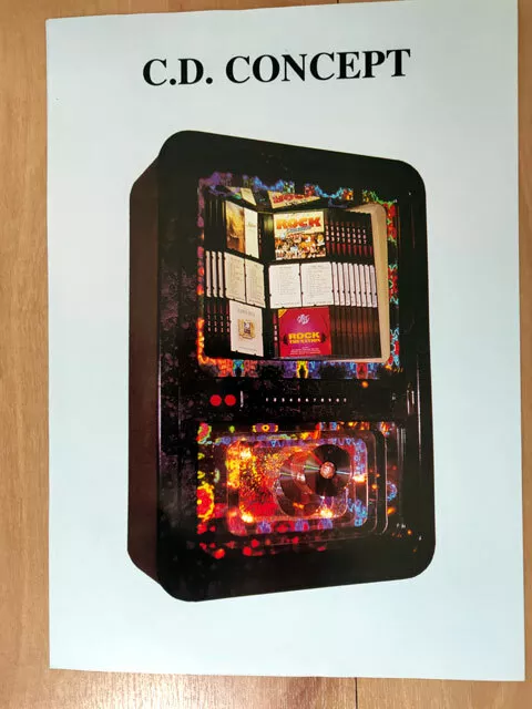 Sound Leisure CD Concept Wallbox Jukebox Sales Brochure / Flyer