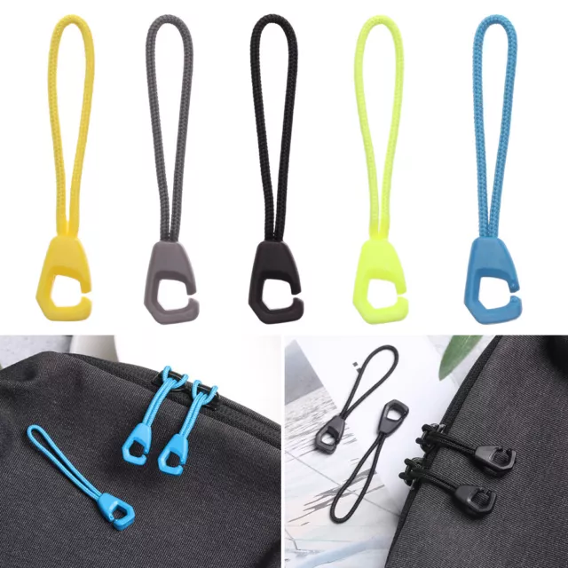 Clip Buckle Ends Lock Zips Cord Rope Pullers Zip Puller Replacement Zipper Pull