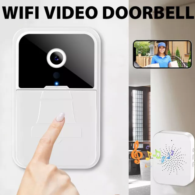 Funkklingel Türklingel mit Kamera WLAN Video Doorbell App-Steuerung Nachtsicht