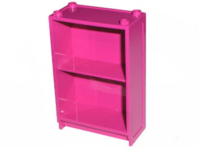 LEGO Scala 1 Bookshelf Bookcase Shelf Cabinet in Magenta 6875 4141109