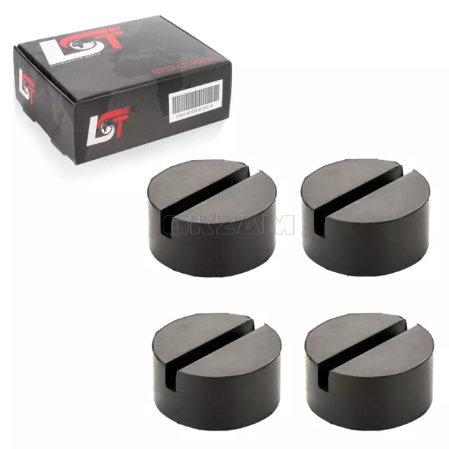 4x Cric de Véhicule 75x35 MM Rond Caoutchouc Adaptateur Bloc en pour Lexus