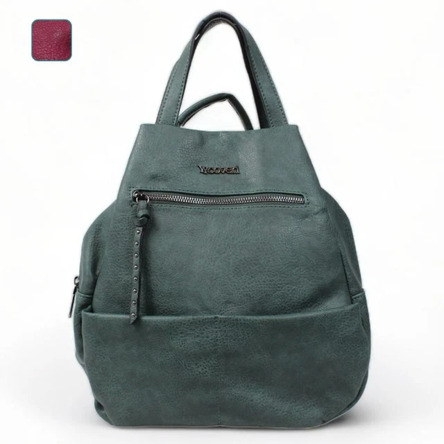 Zaino donna Coveri 2 in 1 trasformabile borsa zainetto firmato comodo e capiente