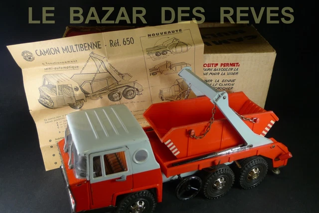 JOUET ANCIEN TÔLE Joustra Camion Bernard Transport Frigorifique EUR 240,00 - FR