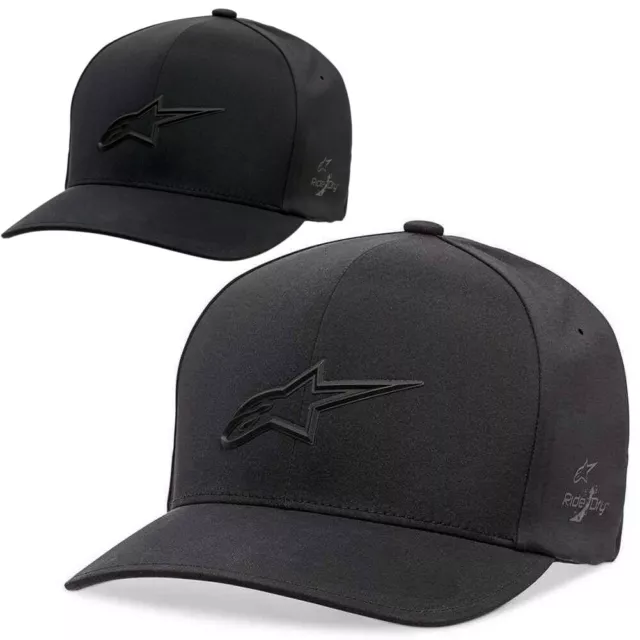 Alpinestars Ageless Mens Delta Caps Motorcycle Street Riding Flexfit Hats