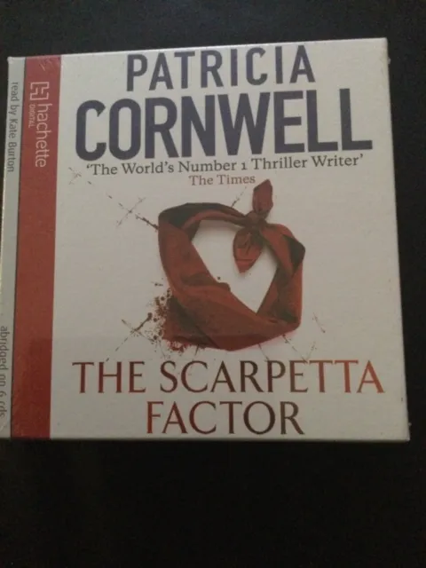 AUDIO CD BOOK PATRICIA CORNWELL THE SCARPETTA FACTOR. Abridged on 6 cds