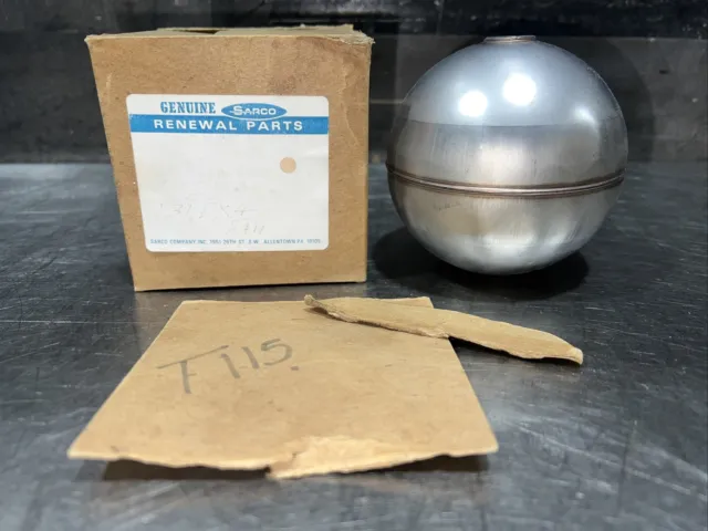 Genuine Spirax Sarco Thermostatic Stainless Steel Float. FTR-4 & FTS-4. Nos
